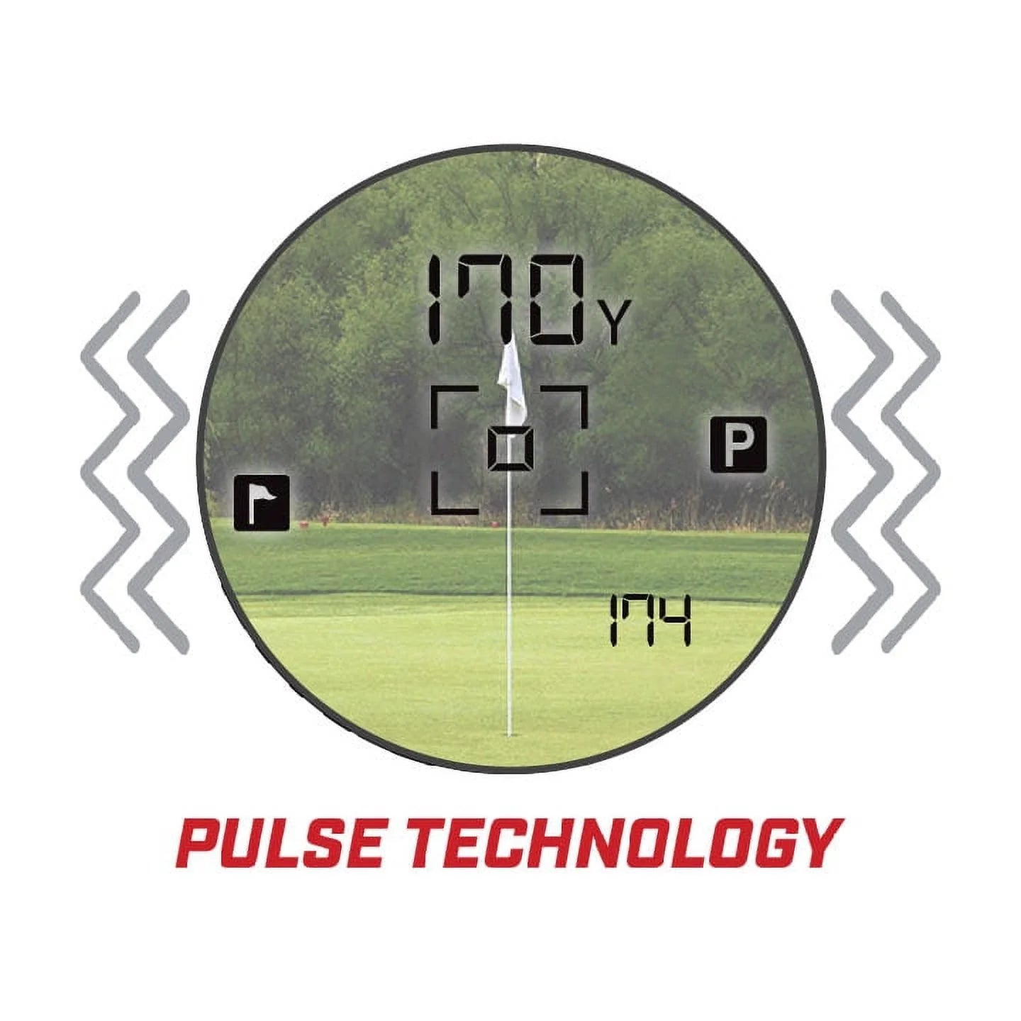 LS Slope Golf Laser Rangefinder, with Pulse Confirmation